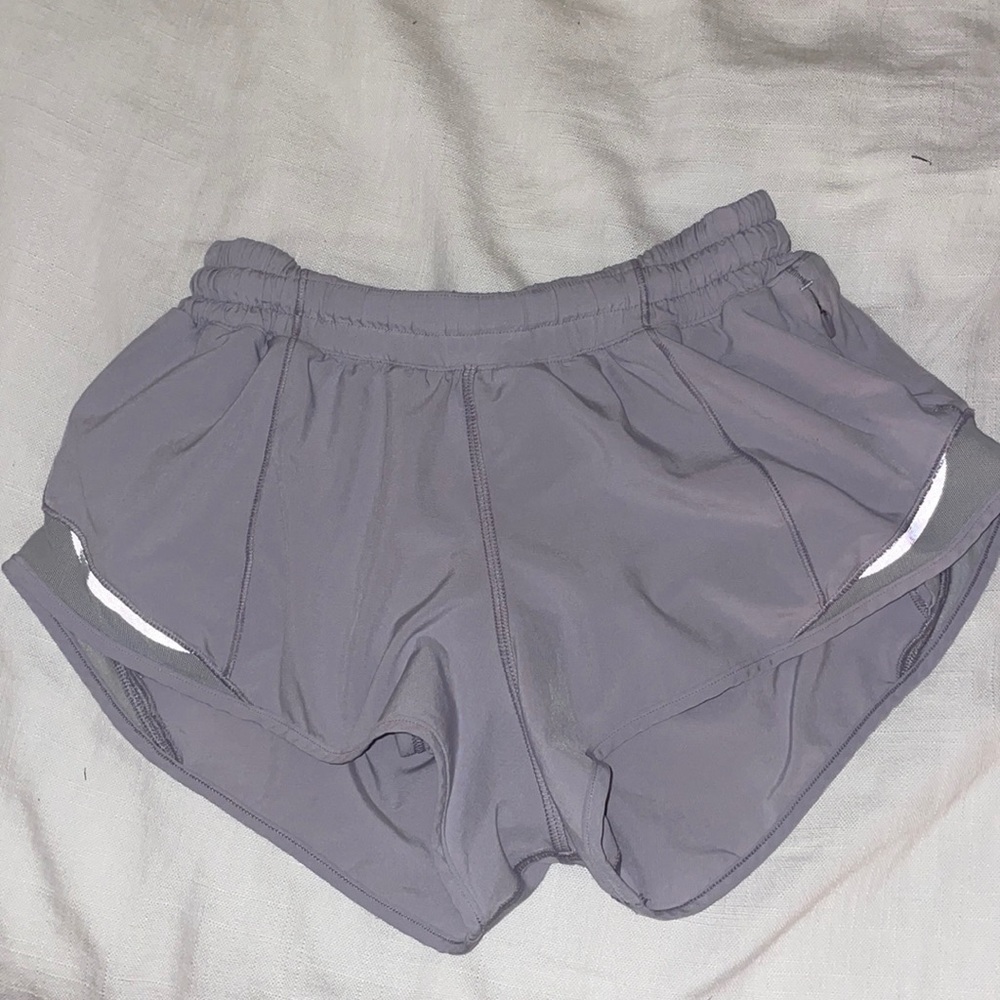 Lululemon hotty hot shorts. Regular length. Lavender dew color. 2.5 length